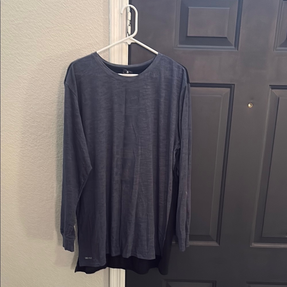 Men's Blue Long Sleeve Shirt